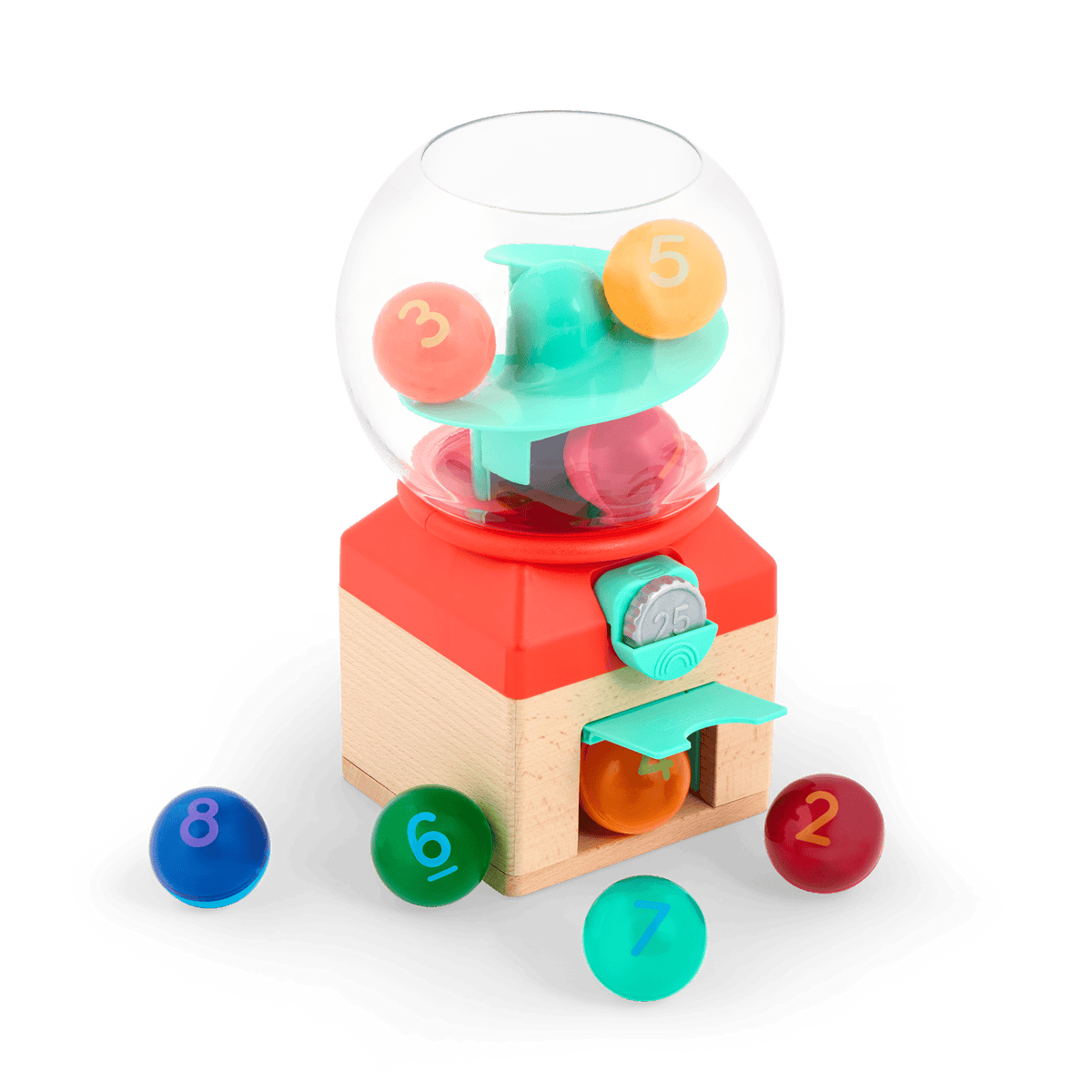 Count Roll Gumballs